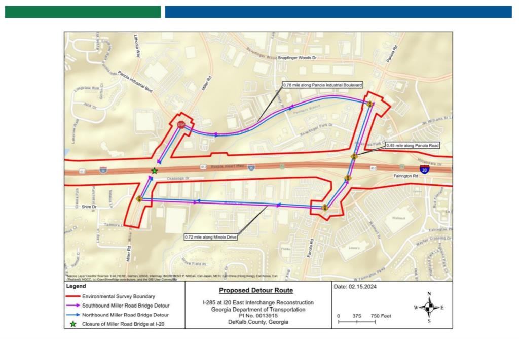 GDOT to hold a Public Detour Open House to obtain public comments, April 30th from 4PM to 7PM